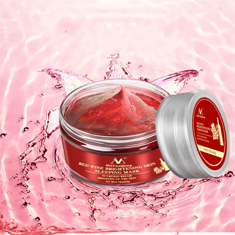 Red Wine Essence Sleeping Facial Mask Whitening Nourishing Mask Moisturizing Nutrition Repair Brighten Up The Skin Gel TSLM1
Red Wine Essence Sleeping Facial Mask Whitening Nourishing Mask Moisturizing Nutrition Repair Brighten Up The Skin Gel TSLM1