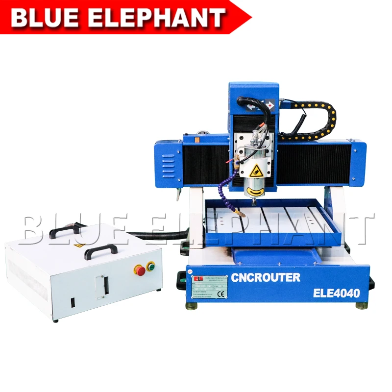 

4040 mini cnc router 2.2kw water cooling spindle wood router price table move cast iron frame