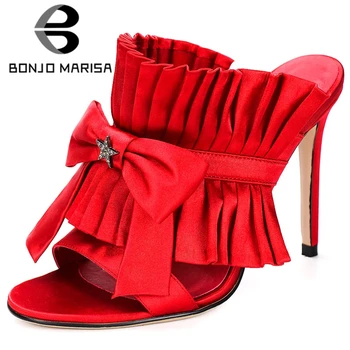 BONJOMARISA 2020 Large Size 35-43 Dropship Peep Toe Summer Pumps Woman Shoes Thin High Heels Red Shoes Woman Pumps Mule Shoe
BONJOMARISA 2020 Large Size 35-43 Dropship Peep Toe Summer Pumps Woman Shoes Thin High Heels Red Shoes Woman Pumps Mule Shoe