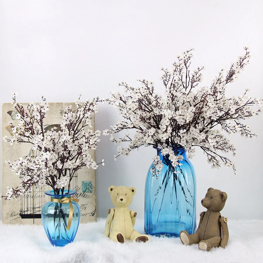 Cherry Blossoms Artificial Flowers For DIY Wedding Decoration And Home Bouquet 3 Cherry Blossoms Artificial Flowers For DIY Wedding Decoration And Home Bouquet 8