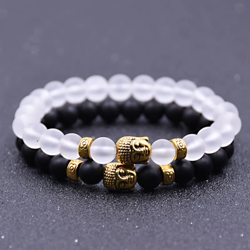 DIEZI One Pair Buddha Bracelets Couple Religious Buddhism Men Natural Beads Strand Bracelets For Women Black White Bracelets
DIEZI One Pair Buddha Bracelets Couple Religious Buddhism Men Natural Beads Strand Bracelets For Women Black White Bracelets