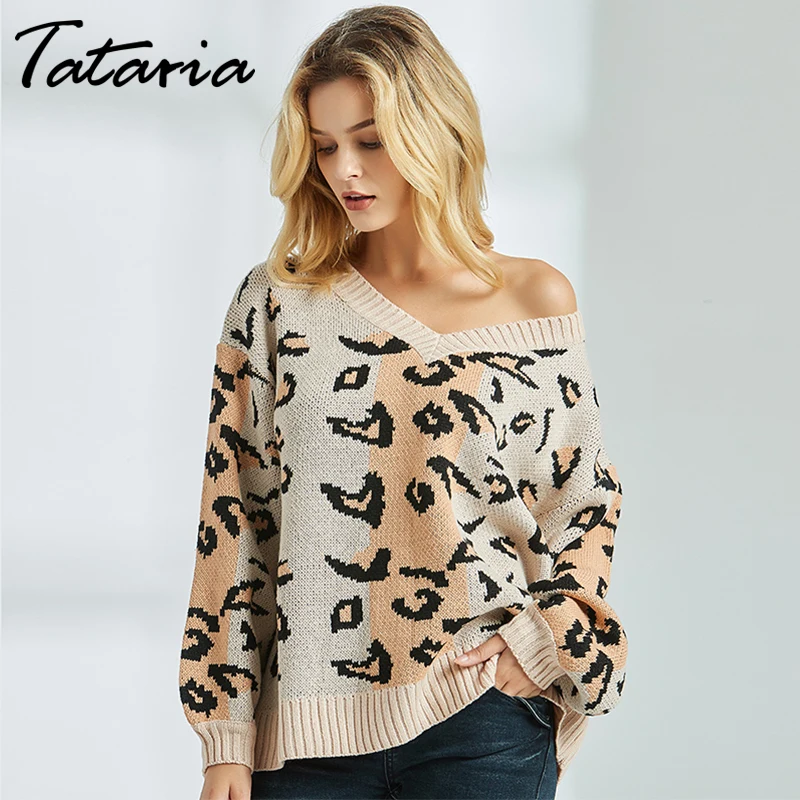 Tataria Off Shoulder Sweater for Women Long Sleeve Knitted Sweater Women V Neck Casual Vintage Knitted Sweater Female Pullovers
Tataria Off Shoulder Sweater for Women Long Sleeve Knitted Sweater Women V Neck Casual Vintage Knitted Sweater Female Pullovers