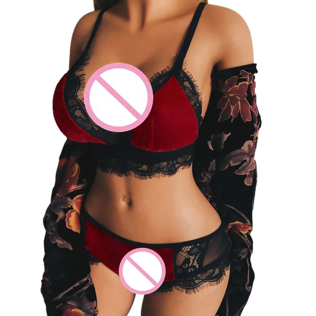 Women Bandage Lace Lingerie Corset Sleepwear Hollow Out Push Up Bra Set Underwear Comfortable Patchwork Sexy Intimates #D
Women Bandage Lace Lingerie Corset Sleepwear Hollow Out Push Up Bra Set Underwear Comfortable Patchwork Sexy Intimates #D