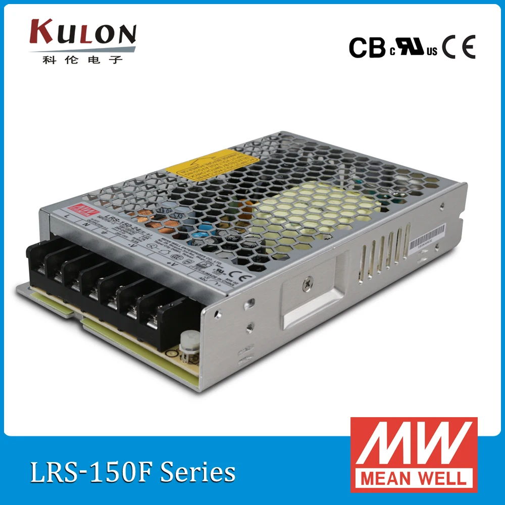 Original MEAN WELL LRS-150F-24 110/220V ac to 24V dc single output 150W 6.5A Meanwell Switch mode Power Supply UL TUV CB EMC CE
Original MEAN WELL LRS-150F-24 110/220V ac to 24V dc single output 150W 6.5A Meanwell Switch mode Power Supply UL TUV CB EMC CE