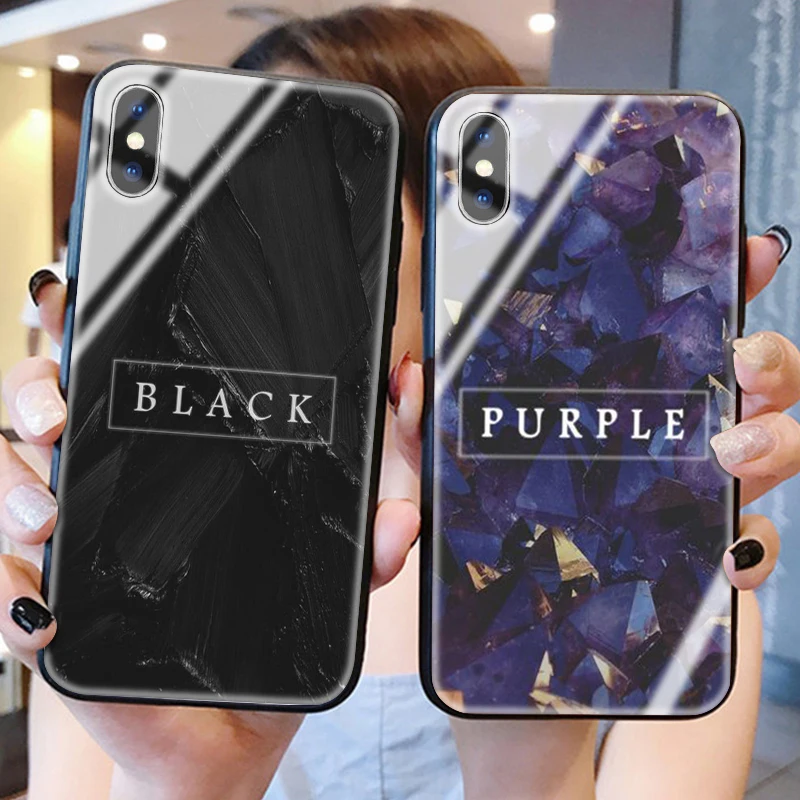 Colour phone case For Samsung note8 9 s8 9 plus for iPhone 8 7 6 6S Plus 5 5S X XS MAX XR Luxury Tempered Glass Phone cases
Colour phone case For Samsung note8 9 s8 9 plus for iPhone 8 7 6 6S Plus 5 5S X XS MAX XR Luxury Tempered Glass Phone cases