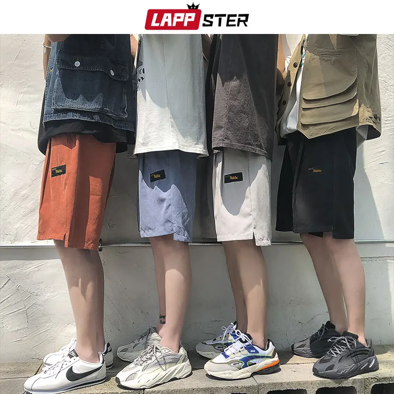 LAPPSTER Men Summer Peach Skin Shorts 2019 Japanese Streetwear Hip Hop Designer Sweat Shorts Mens Korean Fashion Joggers Shorts
LAPPSTER Men Summer Peach Skin Shorts 2019 Japanese Streetwear Hip Hop Designer Sweat Shorts Mens Korean Fashion Joggers Shorts