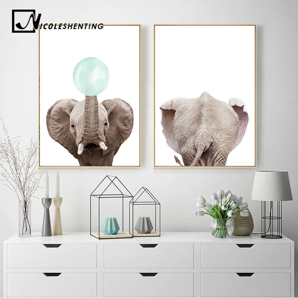 Woodland Animal Gum Bubble Canvas Poster Elephant Wall Art Nursery Print Painting Nordic Kids Decoration Pictures Room Decor
Woodland Animal Gum Bubble Canvas Poster Elephant Wall Art Nursery Print Painting Nordic Kids Decoration Pictures Room Decor