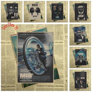 Men in Black Movie Kraft Paper Poster Cafe Creative wallpaper Interior Decoration
Men in Black Movie Kraft Paper Poster Cafe Creative wallpaper Interior Decoration