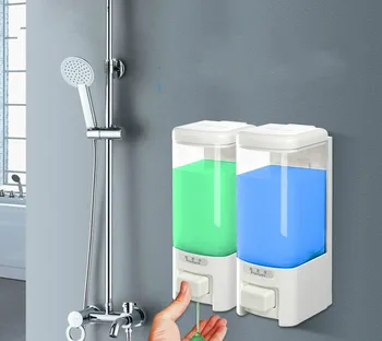 Soap Dispenser Hand-operated soap dispenser wall-mounted hand sanitizer box kitchen bathroom double end dispen
Soap Dispenser Hand-operated soap dispenser wall-mounted hand sanitizer box kitchen bathroom double end dispen