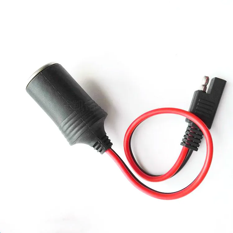 Female Cigarette Lighter Socket to Sae with Sae 2 Pin Quick Release Disconnect Connector Plug 14AWG Extension Cable
Female Cigarette Lighter Socket to Sae with Sae 2 Pin Quick Release Disconnect Connector Plug 14AWG Extension Cable