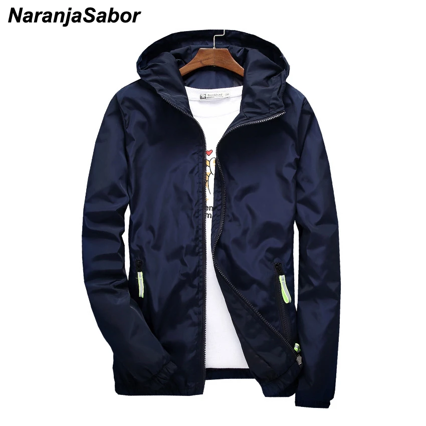 NaranjaSabor Spring Autumn Men's Jacket Hooded Solid Casual Coat Male Fashion Outerwear Windproof Streetwear Plus Size 6XL 7XL
NaranjaSabor Spring Autumn Men's Jacket Hooded Solid Casual Coat Male Fashion Outerwear Windproof Streetwear Plus Size 6XL 7XL