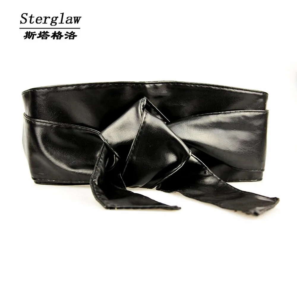 Corset Fashion New Fajas Leather Bow Wide Belt For Women Dress Cummerbund Ceinture Femme 2019 Casual Female Sterglaw N005 
Corset Fashion New Fajas Leather Bow Wide Belt For Women Dress Cummerbund Ceinture Femme 2019 Casual Female Sterglaw N005