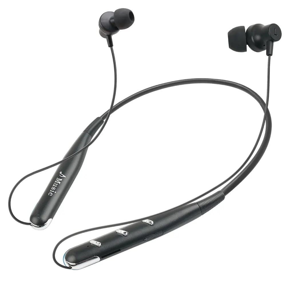 Спортивные наушники 5 0 бас Bluetooth с шейным ободом модные водонепроницаемые со