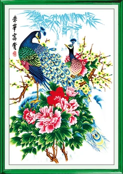 Wealth & honour peacock Animal cross stitch kits 14ct white 11ct printed embroidery DIY handmade needle work wall home decor
Wealth & honour peacock Animal cross stitch kits 14ct white 11ct printed embroidery DIY handmade needle work wall home decor