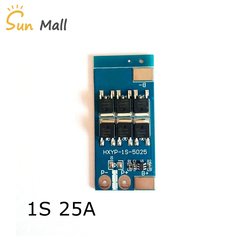New arrival 1S 25A BMS 3.2V Lithium iron phosphate battery lithium battery charing Board protection Board Single battery 3.7V
New arrival 1S 25A BMS 3.2V Lithium iron phosphate battery lithium battery charing Board protection Board Single battery 3.7V