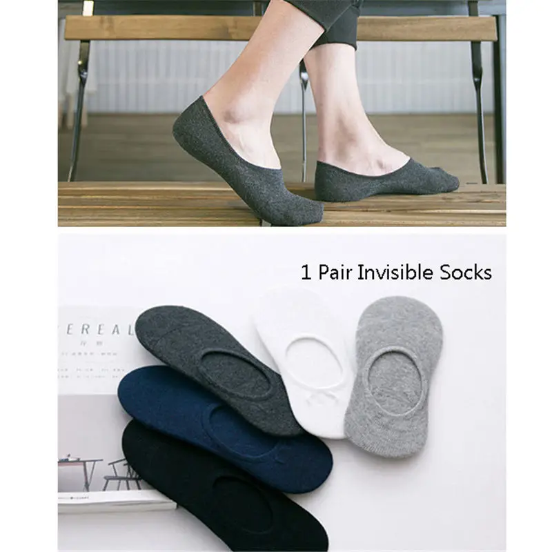 1 Pair Men's Spring and Summer Models Solid Color Socks Casual Cotton Lok Fu Shoes Silicone Non-slip Invisible Low Help No Socks
1 Pair Men's Spring and Summer Models Solid Color Socks Casual Cotton Lok Fu Shoes Silicone Non-slip Invisible Low Help No Socks