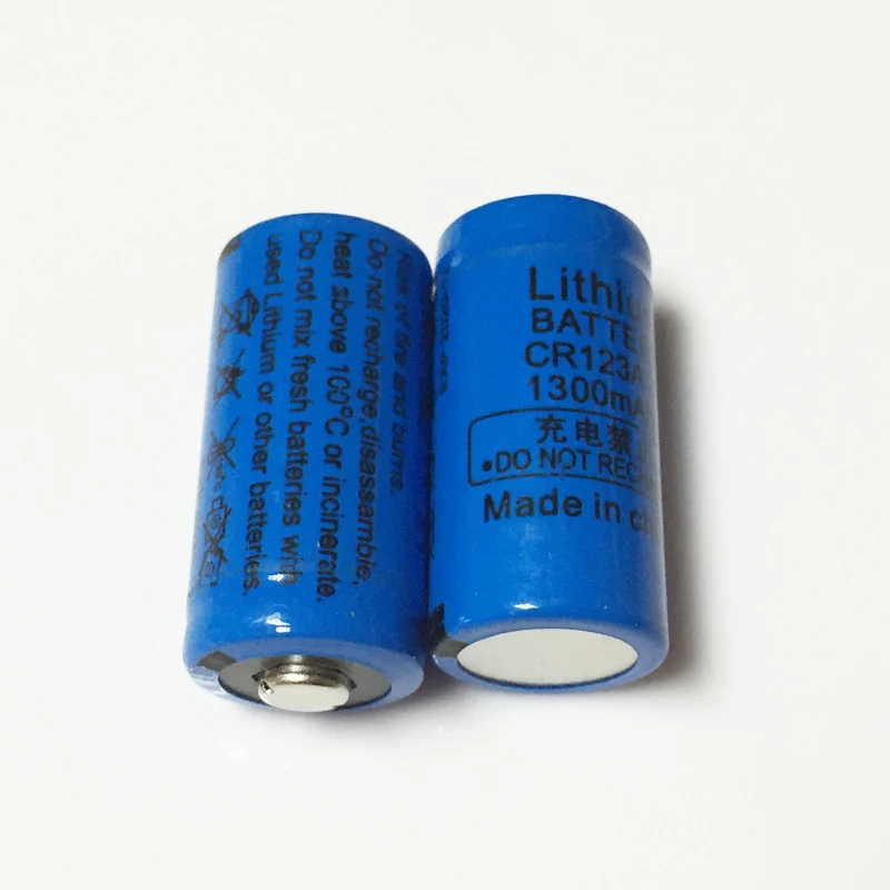 2PCS CR123A CR 123A Lithium battery cell 3V 1300mah CR123 CR17335 CR17345 16340 LiMnO2 dry primary battery for camera
2PCS CR123A CR 123A Lithium battery cell 3V 1300mah CR123 CR17335 CR17345 16340 LiMnO2 dry primary battery for camera