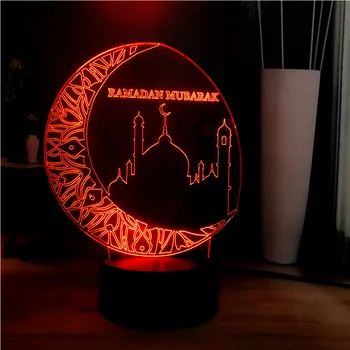 Amazing 3D Eid Ramadan Mubarak Novel Decoration Atmosphere Switch Touch Remote Table Night Lamp Best Gift for Friends Believers
Amazing 3D Eid Ramadan Mubarak Novel Decoration Atmosphere Switch Touch Remote Table Night Lamp Best Gift for Friends Believers