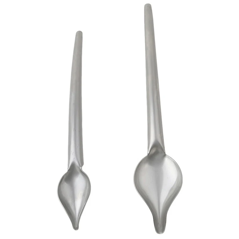 New 2Pcs Kitchen Gadget Diy Stainless Steel Chocolate Spoon Fondant Pencil Filter Spoons Cake Decoration Baking Pastry Tools A
New 2Pcs Kitchen Gadget Diy Stainless Steel Chocolate Spoon Fondant Pencil Filter Spoons Cake Decoration Baking Pastry Tools A