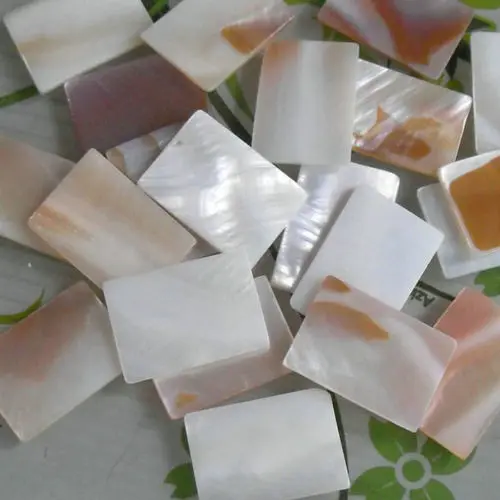 20 Pcs natural decorate Inlay material rectangular white pearl shell blanks
20 Pcs natural decorate Inlay material rectangular white pearl shell blanks