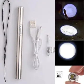 Mini Pen Shape USB Rechargeable Flashlight LED Torch Light Camping Fishing Rechargeable Flashlight Camping Tools
Mini Pen Shape USB Rechargeable Flashlight LED Torch Light Camping Fishing Rechargeable Flashlight Camping Tools