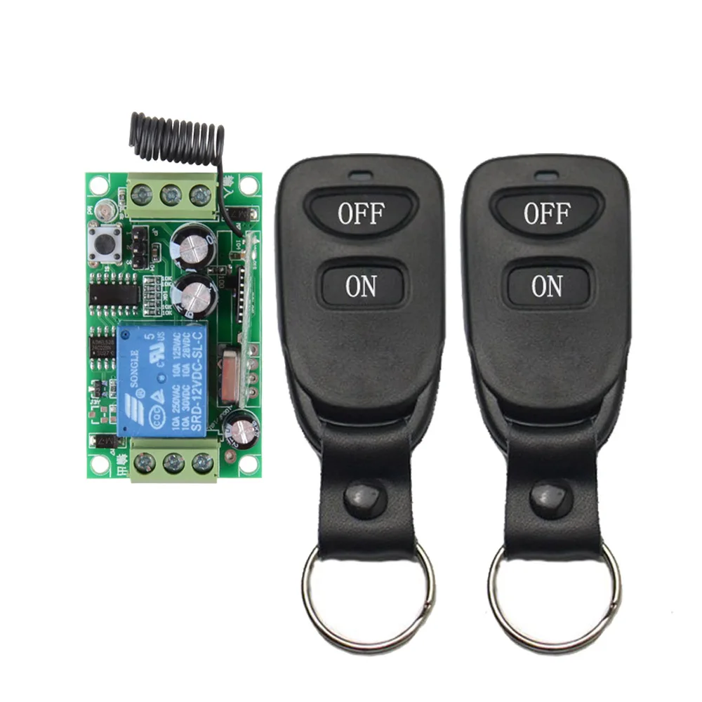 Wireless Remote Control Light Switch 10A Relay Output Radio 12V 1 Channel Receiver Module + 50-500M Transmitter
Wireless Remote Control Light Switch 10A Relay Output Radio 12V 1 Channel Receiver Module + 50-500M Transmitter