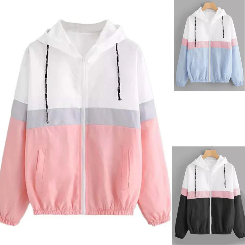 Plus Size 4XL 2019 Trainning & Exercise Jacket Womens Full Sleeve Patchwork Thin Overcoat Sport Outwear Coat Casaco Feminino
Plus Size 4XL 2019 Trainning & Exercise Jacket Womens Full Sleeve Patchwork Thin Overcoat Sport Outwear Coat Casaco Feminino