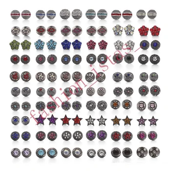 50pcs/lot Mixed Styles 12mm Metal Ginger Snap Button Charm Rhinestone Styles Button Rivca Snaps Jewelry
50pcs/lot Mixed Styles 12mm Metal Ginger Snap Button Charm Rhinestone Styles Button Rivca Snaps Jewelry