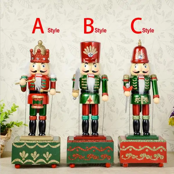 HT056 Free shipping toy 31CM fine painted nutcracker Music Box walnut soldiers Exquisite Gift Box Christmas gift
HT056 Free shipping toy 31CM fine painted nutcracker Music Box walnut soldiers Exquisite Gift Box Christmas gift