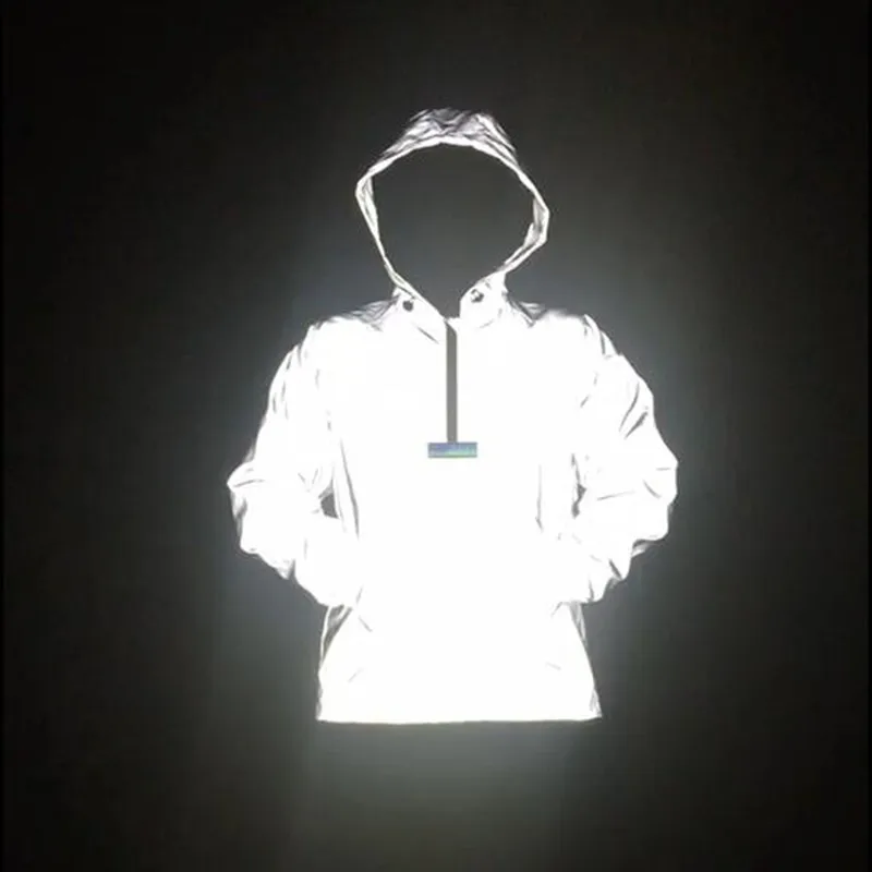 ABOORUN Men's 3M Reflective Jackets Hip Hop Windbreaker Waterproof Jacket Spring Autumn Zippers Coat for Male R849
ABOORUN Men's 3M Reflective Jackets Hip Hop Windbreaker Waterproof Jacket Spring Autumn Zippers Coat for Male R849