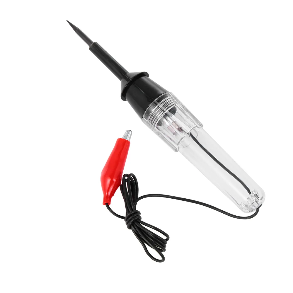 1 Pcs 6V-24V DC Car Wire Voltage Circuit Tester Motorcycle Voltage Test Probe Pen Electric Automotive Test Light Repair Tools
1 Pcs 6V-24V DC Car Wire Voltage Circuit Tester Motorcycle Voltage Test Probe Pen Electric Automotive Test Light Repair Tools
