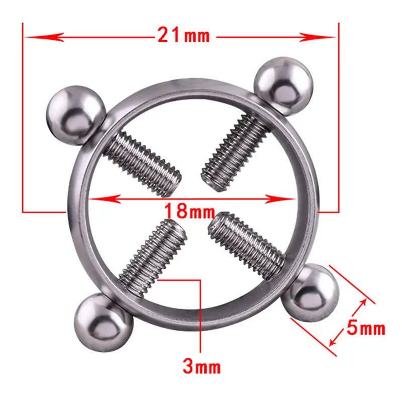 1PCS Sexy Alloy Screw On Nipple Ring Barbells Body Piercing Jewelry Exotic Accessories For Couples Anniversary Gift
1PCS Sexy Alloy Screw On Nipple Ring Barbells Body Piercing Jewelry Exotic Accessories For Couples Anniversary Gift