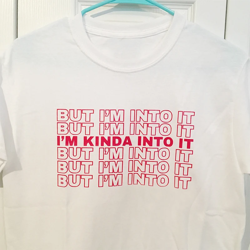 But I'm Into It Print Women T Shirts Causal Loose Cotton Tops Graphic Tees Harry Styles Saying Top Kiwi Shirt Harajuku Tshirt
But I'm Into It Print Women T Shirts Causal Loose Cotton Tops Graphic Tees Harry Styles Saying Top Kiwi Shirt Harajuku Tshirt