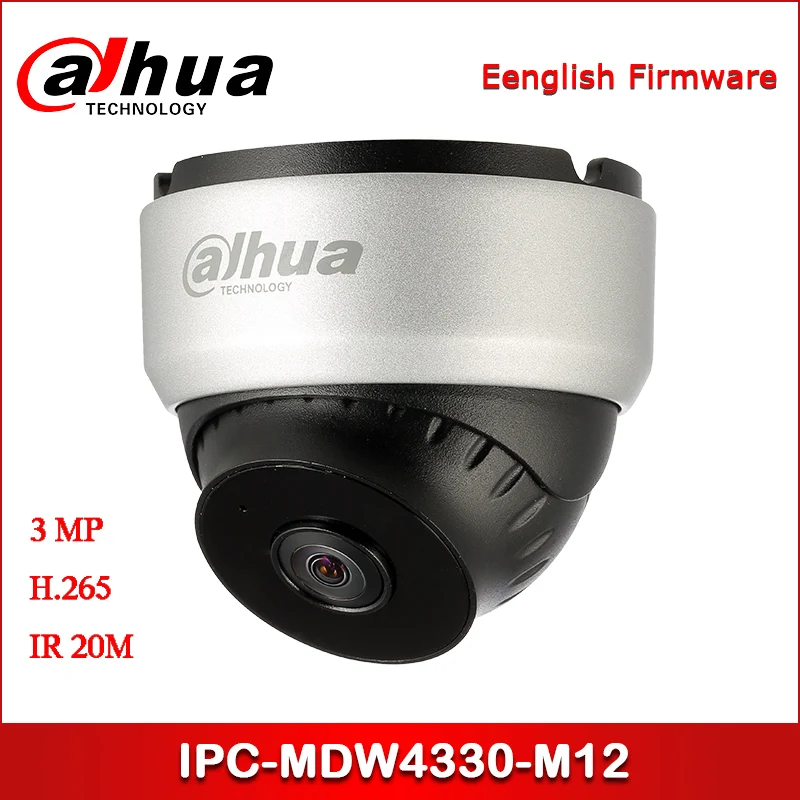 Dahua IP Camera IPC-MDW4330-M12 3MP IR Mini Eyeball Network Camera Security Camera
Dahua IP Camera IPC-MDW4330-M12 3MP IR Mini Eyeball Network Camera Security Camera