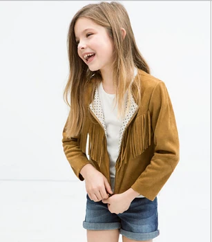 girl kids autumn/Winter Jackets Children cool tassel Outerwear Warm Coat 2-7 years toddler girls clothing
girl kids autumn/Winter Jackets Children cool tassel Outerwear Warm Coat 2-7 years toddler girls clothing