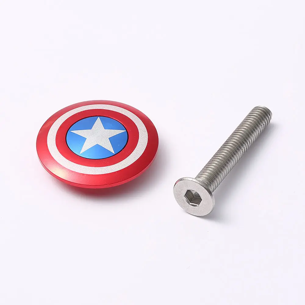 28.6mm 1 1/8" Bicycle Stem Top Cap with Screw Headset Cover Captain28.6mm 1 1/8" Steerer Fork Tube
28.6mm 1 1/8" Bicycle Stem Top Cap with Screw Headset Cover Captain28.6mm 1 1/8" Steerer Fork Tube