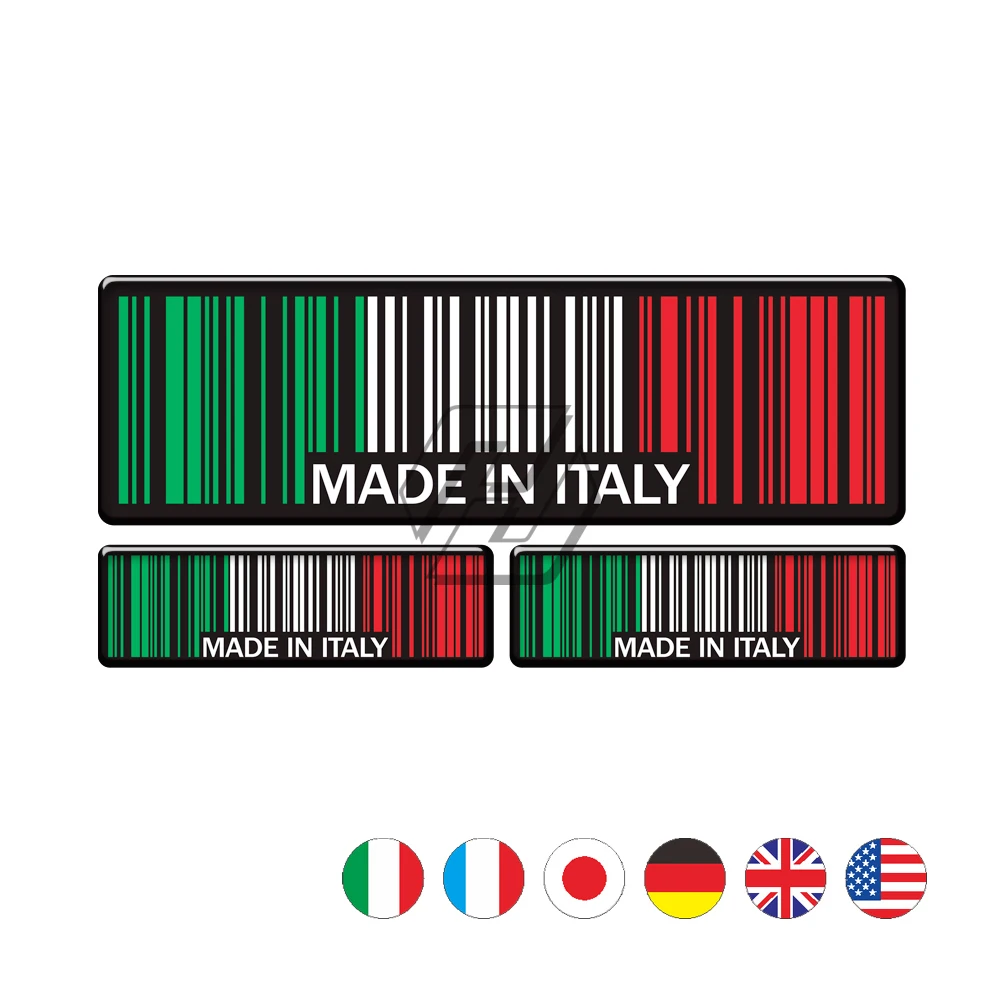High Quality 3D Bar Code Sticker Made In Italy Motorcycle Tank Pad Decal Case for Honda Yamaha Suzuki Kawasaki KTM BMW
High Quality 3D Bar Code Sticker Made In Italy Motorcycle Tank Pad Decal Case for Honda Yamaha Suzuki Kawasaki KTM BMW