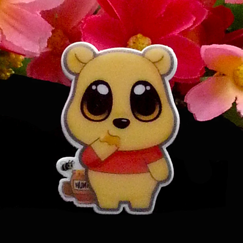 40pcs/Lot 35x24mm Cartoon Winnie Pooh Planar Resins Cabochon Flat Back Resins Hair Bow Center Card Making Craft
40pcs/Lot 35x24mm Cartoon Winnie Pooh Planar Resins Cabochon Flat Back Resins Hair Bow Center Card Making Craft