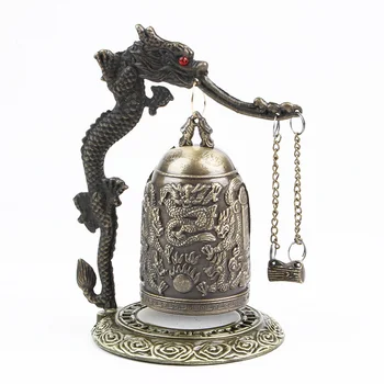 Feng Shui Alloy Bronze Lock Monk Dragon Bell Miniatures Model Ornaments Home Decor Accessories Office Desktop Figurines Craft
Feng Shui Alloy Bronze Lock Monk Dragon Bell Miniatures Model Ornaments Home Decor Accessories Office Desktop Figurines Craft