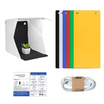 Portable Mini Photo Studio Box Photography Backdrop LED Light Room Tent Tabletop Shooting New Arrival
Portable Mini Photo Studio Box Photography Backdrop LED Light Room Tent Tabletop Shooting New Arrival