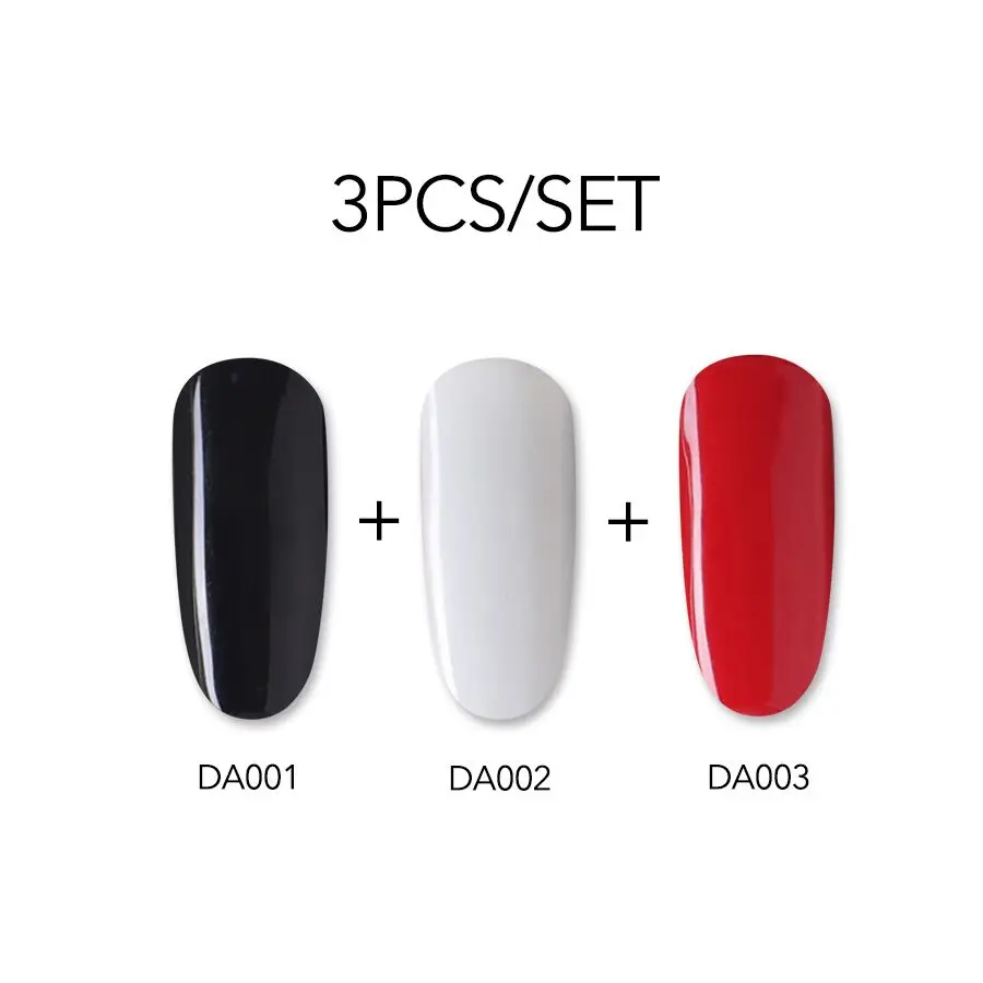 Monasi 3pcs/set UV Gel Nail Gel Polish Esmaltes Nail Varnishes Semi-permanent Soak Off UV Gel Lak Lacquer Red White Black Color
Monasi 3pcs/set UV Gel Nail Gel Polish Esmaltes Nail Varnishes Semi-permanent Soak Off UV Gel Lak Lacquer Red White Black Color