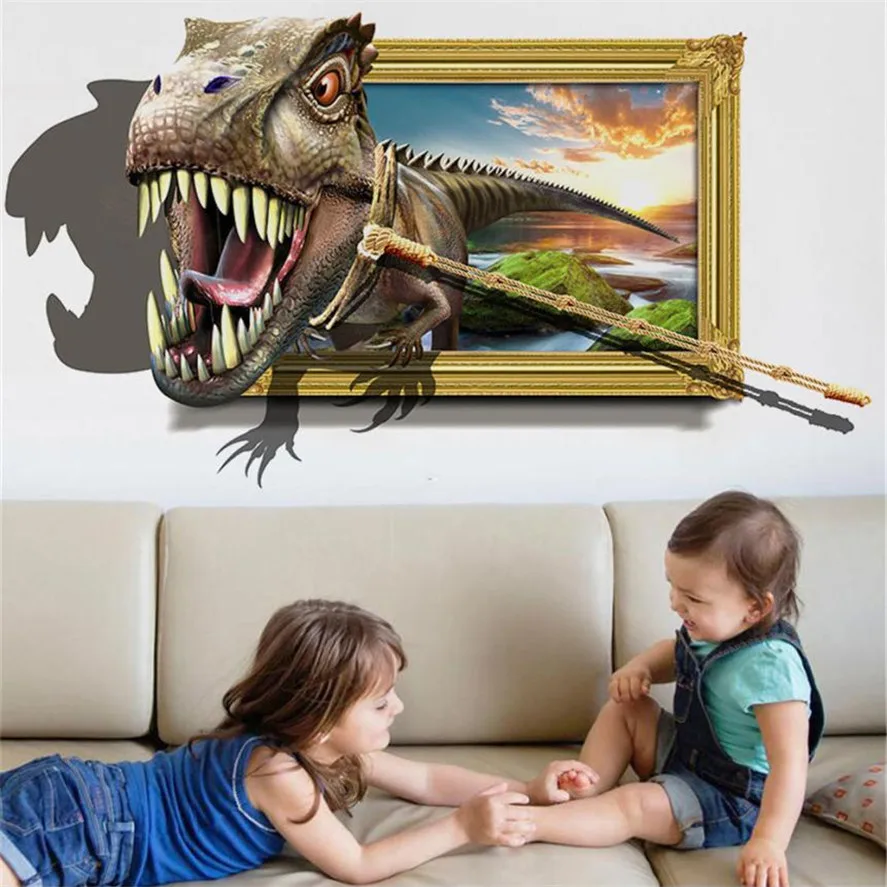New 3D Cartoon Wall Stickers for Kid Room 1Set 3D Dinosaur Floor Wall Sticker Removable Mural Decals Vinyl Art Living Room Decor
New 3D Cartoon Wall Stickers for Kid Room 1Set 3D Dinosaur Floor Wall Sticker Removable Mural Decals Vinyl Art Living Room Decor