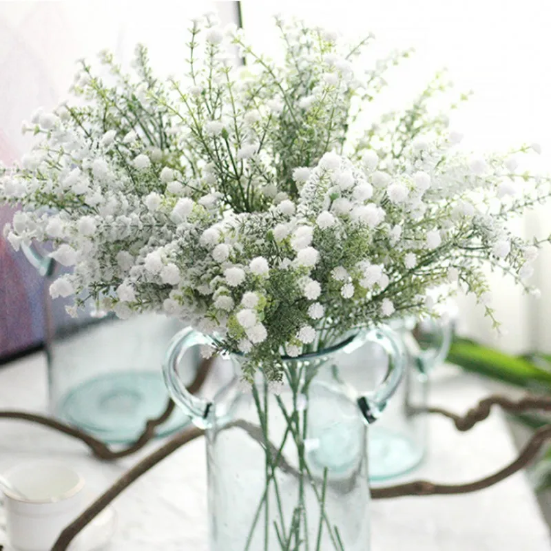 1Pcs 6 head Artificial Flower Baby Breath Fake Silk Floral Plant Home Wedding Party Decoration fake flowers Gypsophila
1Pcs 6 head Artificial Flower Baby Breath Fake Silk Floral Plant Home Wedding Party Decoration fake flowers Gypsophila