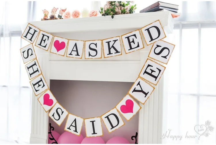 Just Married Party Accessories Bunting Garland Banner Wedding Car Decoration Photo Booth Prop DIY Wedding Events Supplies Gifts