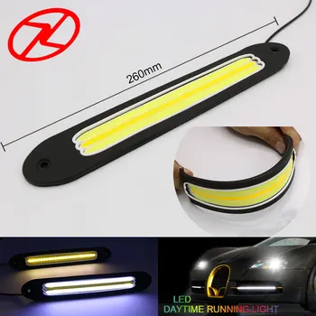 2PCS flexible led daytime running light car accessories 12 V COB White Amber LED turn signal light Waterproof Day Light DRL
2PCS flexible led daytime running light car accessories 12 V COB White Amber LED turn signal light Waterproof Day Light DRL