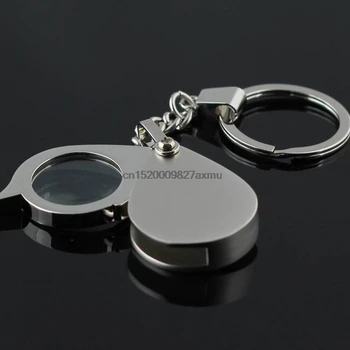 50PCS 8X Folding Key Ring Magnifier with Key Chain Daily Magnifying Glass Tool Portable Pocket Daily Magnifying lupa Tool
50PCS 8X Folding Key Ring Magnifier with Key Chain Daily Magnifying Glass Tool Portable Pocket Daily Magnifying lupa Tool