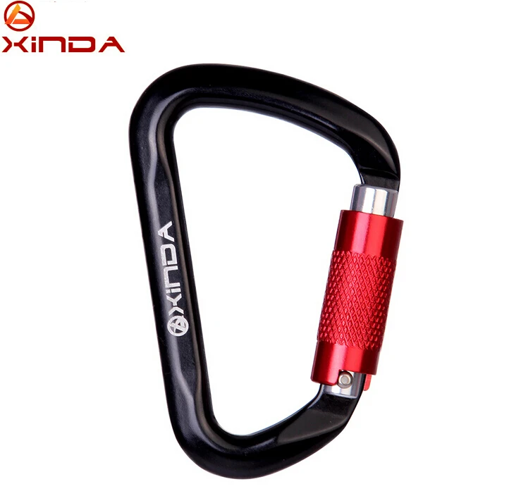 XINDA Professional Outdoor Tension 25KN Climbing Carabiner D-shape Automatic Lock Carabiner climbing Spelunking
XINDA Professional Outdoor Tension 25KN Climbing Carabiner D-shape Automatic Lock Carabiner climbing Spelunking