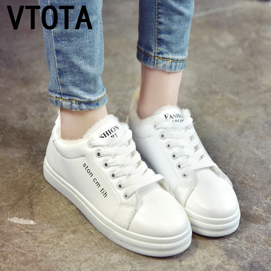 VTOTA Women Shoes Winter White Sneakers Women Casual Shoes Warm Womens Trainers Female Platform Shoes zapatos de mujer K87
VTOTA Women Shoes Winter White Sneakers Women Casual Shoes Warm Womens Trainers Female Platform Shoes zapatos de mujer K87
