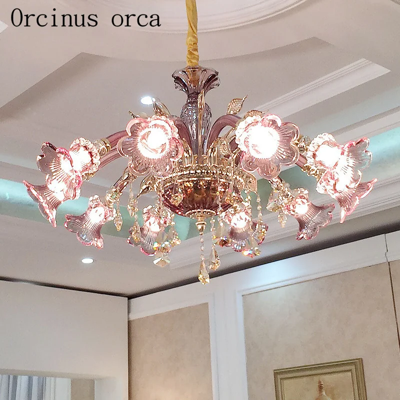 European Garden Crystal Chandelier living room lamps lamp simple European modern restaurant luxurious atmosphere of the bedroom
European Garden Crystal Chandelier living room lamps lamp simple European modern restaurant luxurious atmosphere of the bedroom