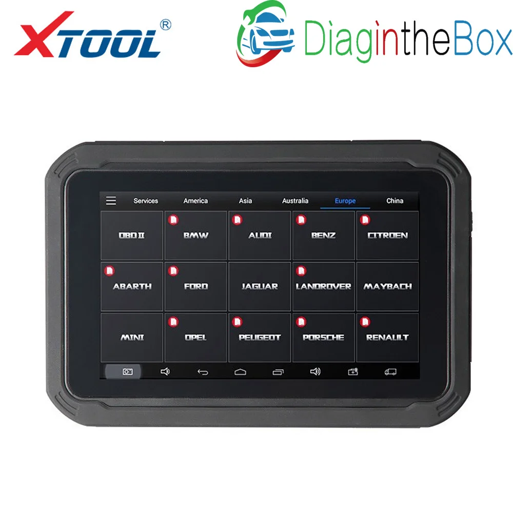 Оригинальный диагностический инструмент EZ300 XTOOL Поддержка 5 систем двигателя ABS SRS